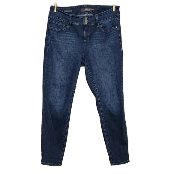 Torrid Premium Jegging SZ 16R Jeans Skinny Stretch Dark Wash - Picture 1 of 7
